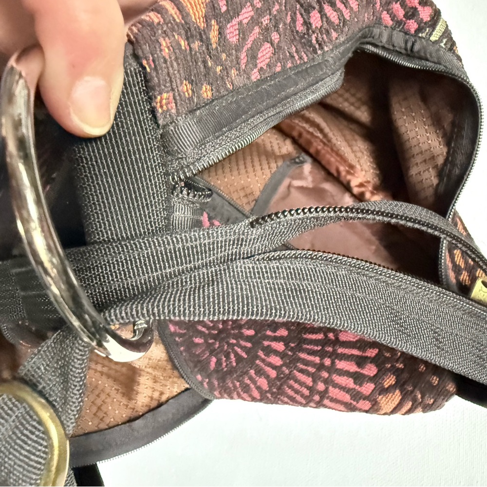 Multicolor Geometric Patterned Danny K Women's Ba… - image 6